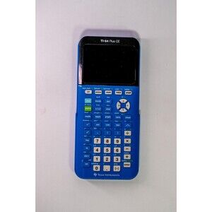 Texas Instruments TI-84 Plus CE Graphing Calculator Blue Handheld Programmable